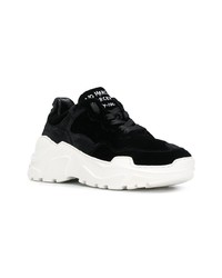 Chaussures de sport noires et blanches Philipp Plein