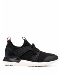 Chaussures de sport noires et blanches Moncler Enfant