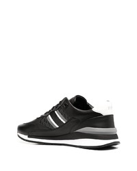 Chaussures de sport noires et blanches BOSS