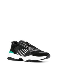 Chaussures de sport noires et blanches DSQUARED2