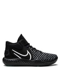 Chaussures de sport noires et blanches Nike