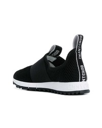 Chaussures de sport noires et blanches Jimmy Choo