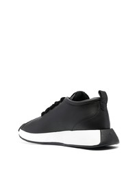 Chaussures de sport noires et blanches Giuseppe Zanotti