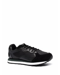 Chaussures de sport noires et blanches Armani Exchange