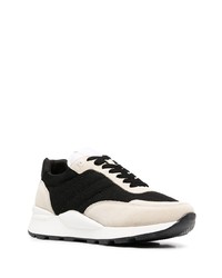 Chaussures de sport noires et blanches Ami Paris