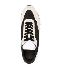 Chaussures de sport noires et blanches Ami Paris