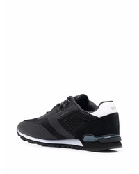 Chaussures de sport noires et blanches BOSS