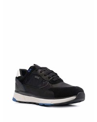 Chaussures de sport noires et blanches Geox