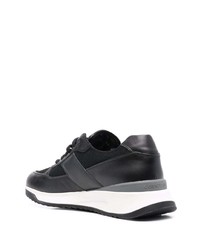 Chaussures de sport noires et blanches Corneliani