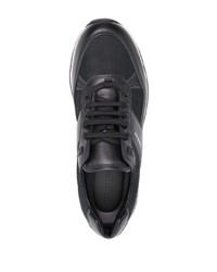 Chaussures de sport noires et blanches Corneliani