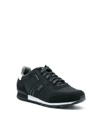 Chaussures de sport noires et blanches BOSS