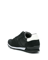 Chaussures de sport noires et blanches BOSS