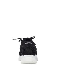 Chaussures de sport noires et blanches Balenciaga