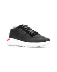 Chaussures de sport noires et blanches Hogan