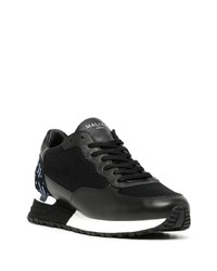 Chaussures de sport noires et blanches Mallet