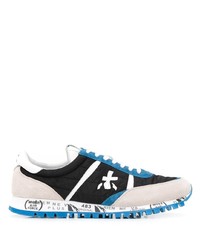 Chaussures de sport noires et blanches Premiata