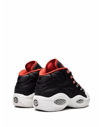 Chaussures de sport noires et blanches Reebok