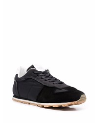 Chaussures de sport noires et blanches Maison Margiela