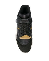 Chaussures de sport noires et blanches Maison Margiela