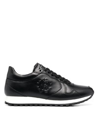 Chaussures de sport noires et blanches Roberto Cavalli