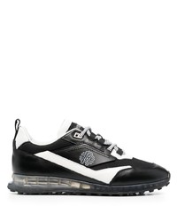 Chaussures de sport noires et blanches Roberto Cavalli