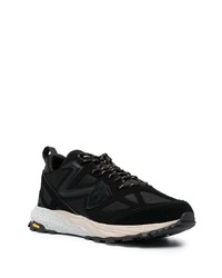 Chaussures de sport noires et blanches Philippe Model Paris