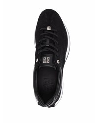 Chaussures de sport noires et blanches Givenchy