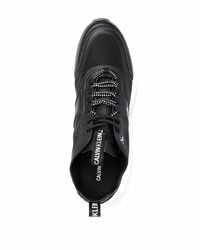 Chaussures de sport noires et blanches Calvin Klein