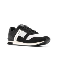 Chaussures de sport noires et blanches Tommy Hilfiger