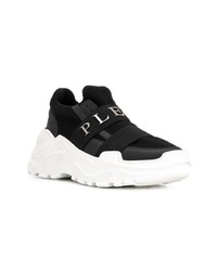 Chaussures de sport noires et blanches Philipp Plein