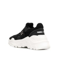 Chaussures de sport noires et blanches Philipp Plein