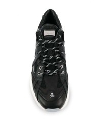 Chaussures de sport noires et blanches Philipp Plein