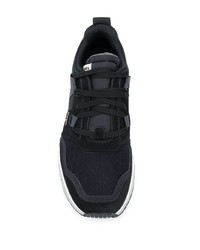 Chaussures de sport noires et blanches Diesel