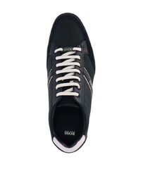 Chaussures de sport noires et blanches BOSS