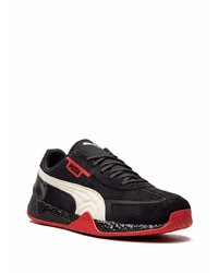 Chaussures de sport noires et blanches Puma