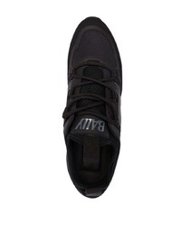 Chaussures de sport noires et blanches Bally