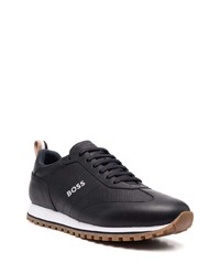 Chaussures de sport noires et blanches BOSS