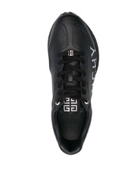 Chaussures de sport noires et blanches Givenchy