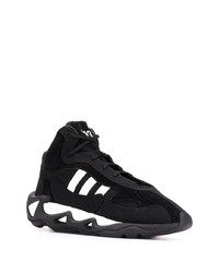 Chaussures de sport noires et blanches Y-3