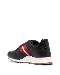 Chaussures de sport noires et blanches Bally