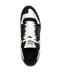 Chaussures de sport noires et blanches Puma