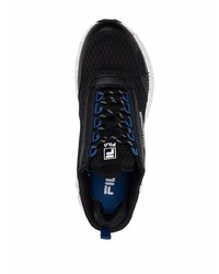 Chaussures de sport noires et blanches Fila