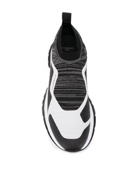 Chaussures de sport noires et blanches Givenchy