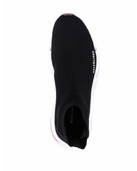 Chaussures de sport noires et blanches Balenciaga