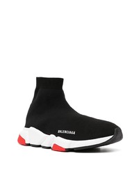 Chaussures de sport noires et blanches Balenciaga