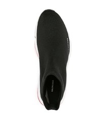 Chaussures de sport noires et blanches Balenciaga