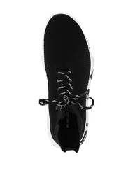 Chaussures de sport noires et blanches Balenciaga