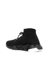 Chaussures de sport noires et blanches Balenciaga