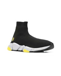 Chaussures de sport noires et blanches Balenciaga