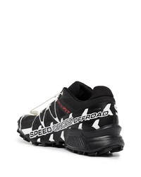 Chaussures de sport noires et blanches Salomon S/Lab